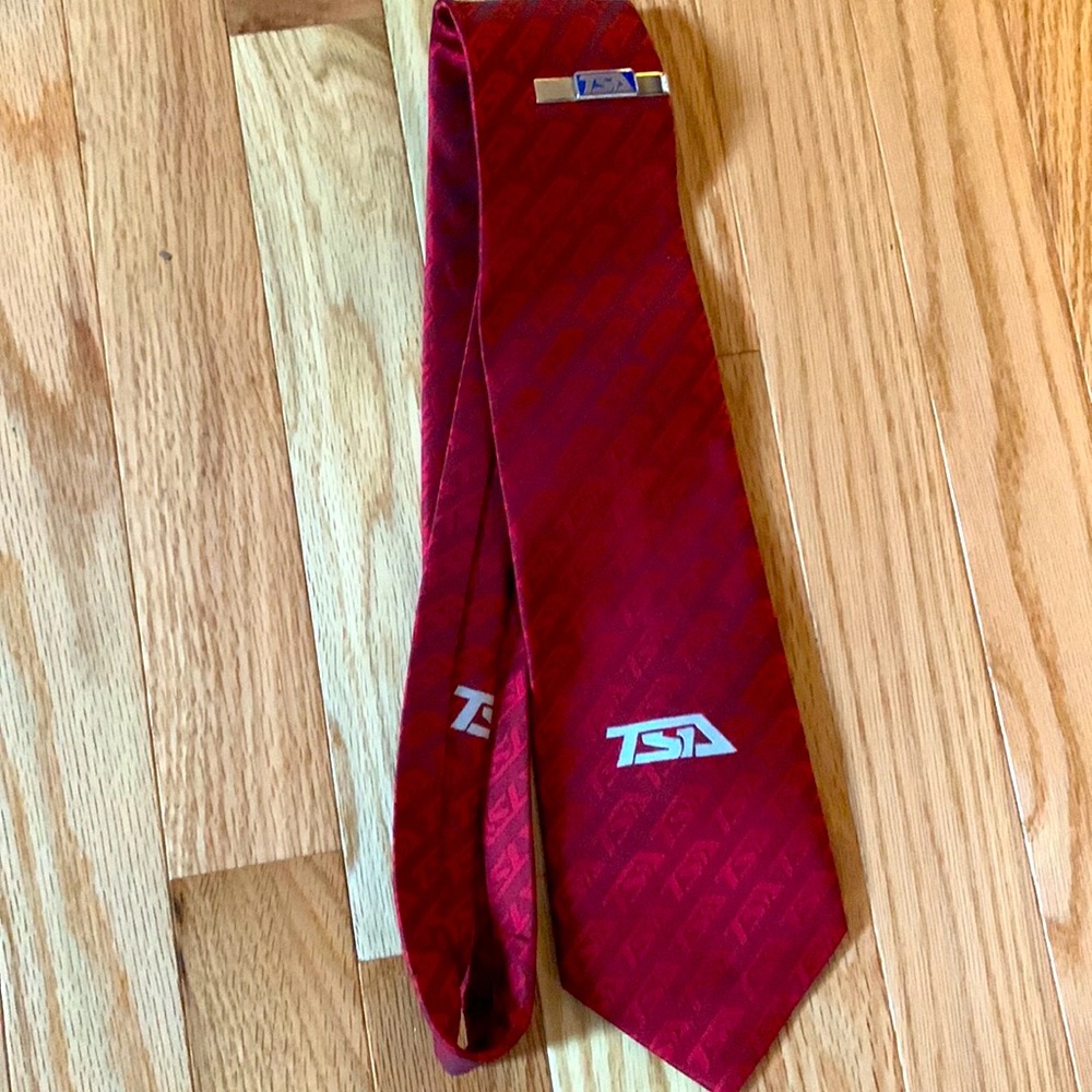 Official Technology Student Assoc. Tie w/ TSA tie tack
